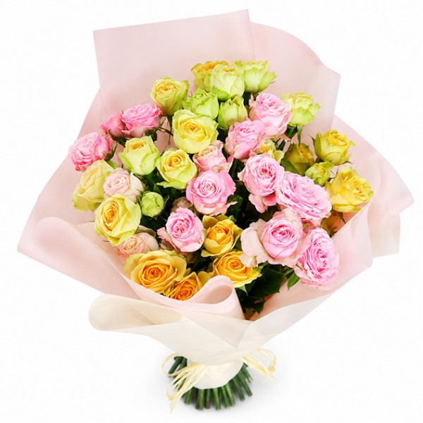 Bouquet of spray roses
