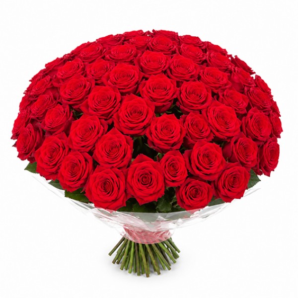 Large bouquet of 101 roses