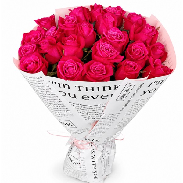 Bouquet of red roses