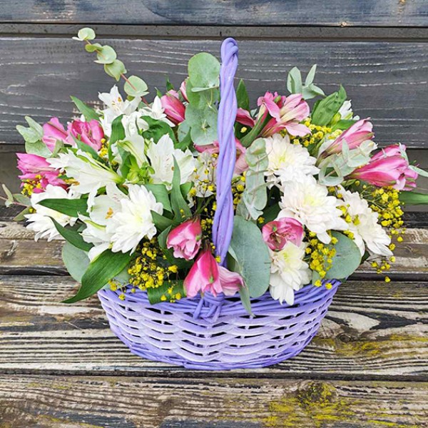 Spring Flower Basket