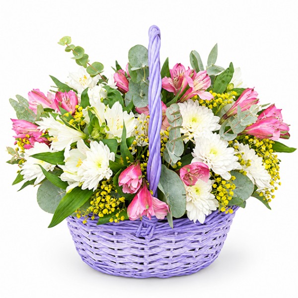 Spring Flower Basket